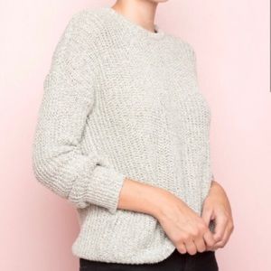 Brandy Melville Bronx sweater light grey